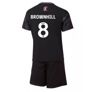 Burnley Josh Brownhill #8 Gostujuci Dres za Dječji 2024-25 Kratak Rukavima (+ kratke hlače)